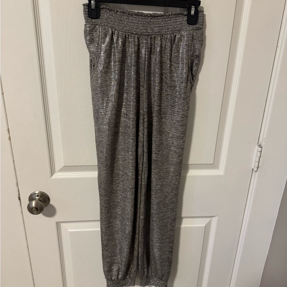 Anthropologie Silver Pants